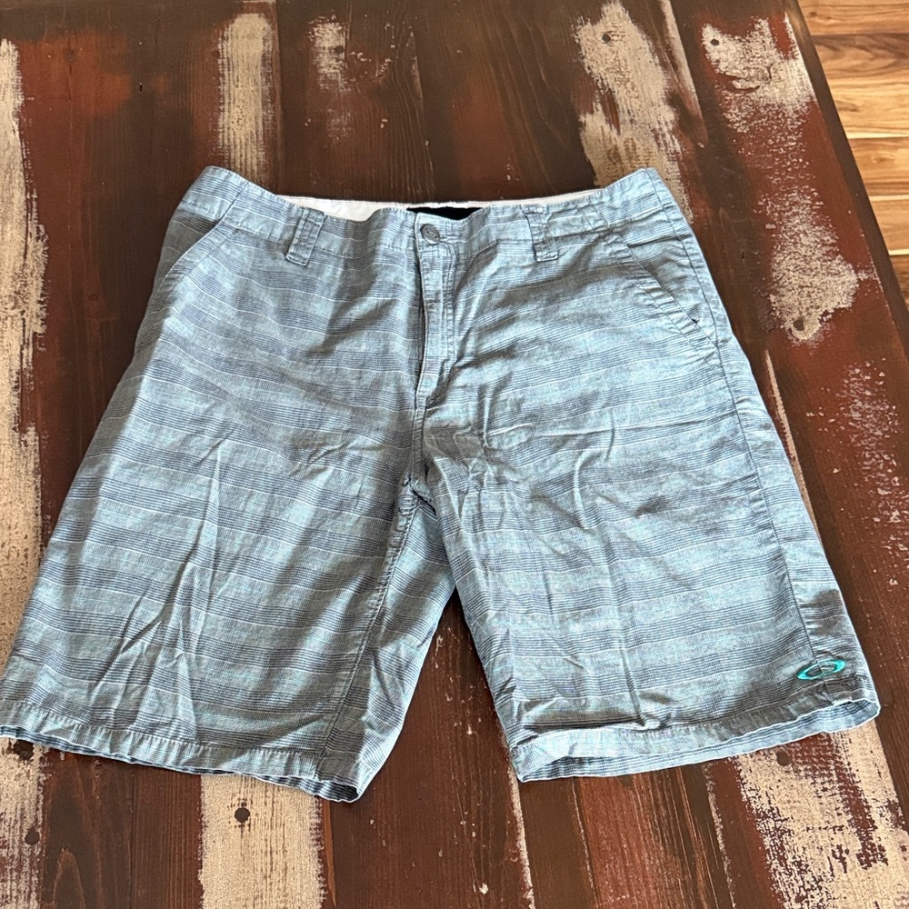 Gray Plaid Shorts